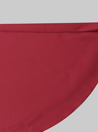 Split-Joint Tied Waist Batwing Sleeves Round-Neck Blouses&Shirts Tops