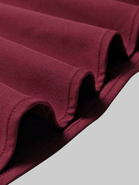 Solid Color Long Sleeves Loose Round-Neck Hoodies&Sweatshirt Tops