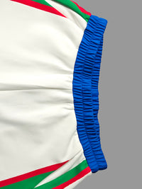 Contrast Color Pockets Striped Column Trousers Casual Pants Bottoms