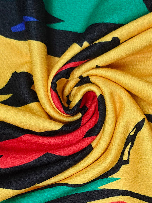 Flower Print Multi-Colored Skinny High Neck Maxi Dresses