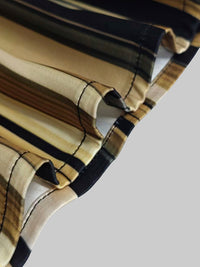 Long Sleeves Buttoned Striped Lapel Blouses&Shirts Tops