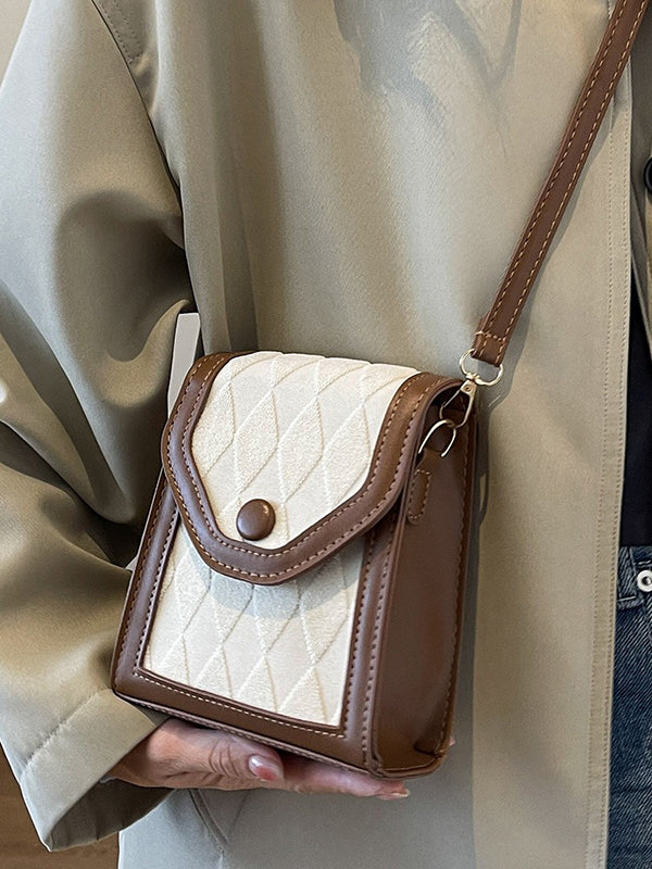 Geometric Split-Joint Bags Crossbody Bags