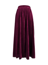 A-Line Loose Solid Color Skirts Bottoms