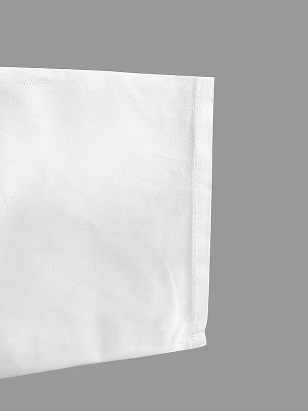 Solid Color Long Sleeves Loose High Neck T-Shirts Tops