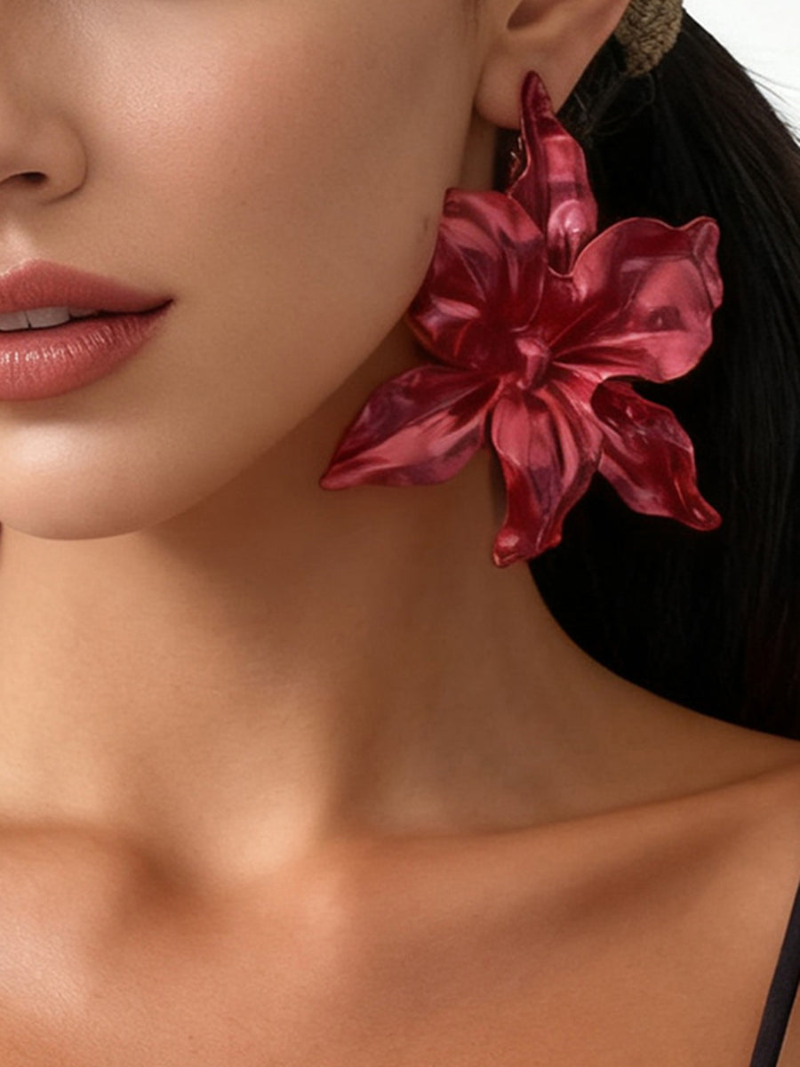 Flower Shape Earrings Accessories