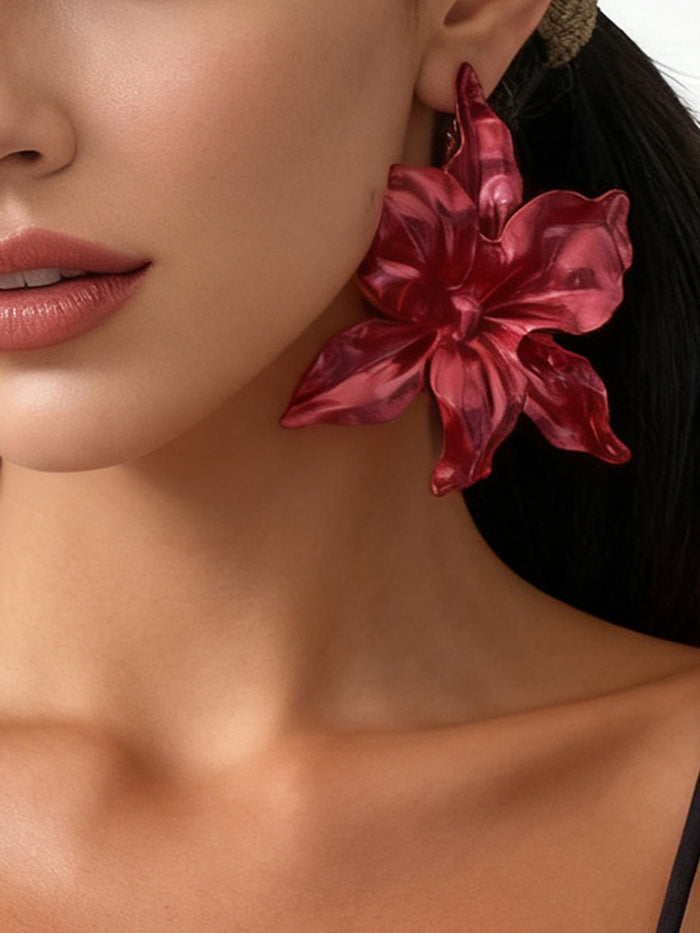 Flower Shape Earrings Accessories