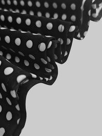 H-Line Loose Polka-Dot Split-Joint Skirts