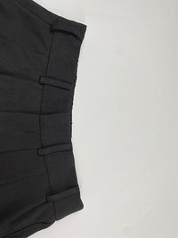 High Waisted Loose Pockets Split-Joint Striped Pants Trousers