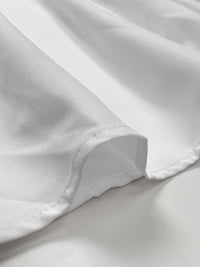 A-Line Loose Pleated Solid Color Split-Joint Lapel Maxi Dresses Shirt Dress