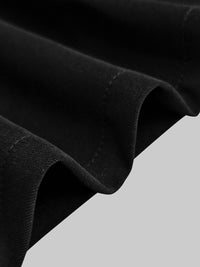 Pleated Solid Color High Waisted Loose Pants