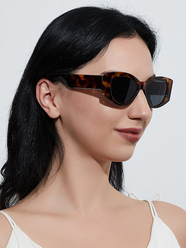 Geometric Sun Protection Sunglasses Accessories