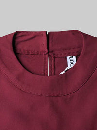 Solid Color Long Sleeves Loose Round-Neck Hoodies&Sweatshirt Tops