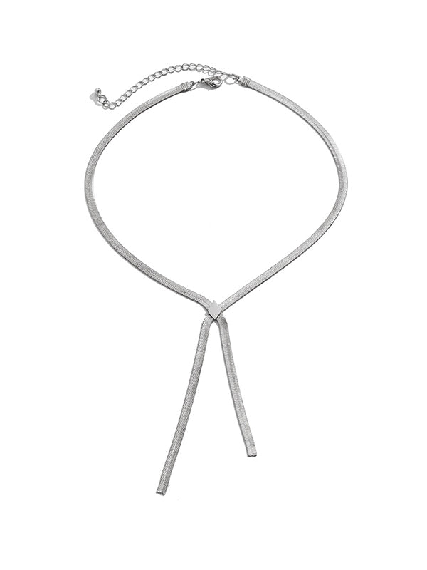 Hollow Solid Color Necklaces Accessories