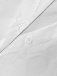 Buttoned Solid Color Long Sleeves Loose Lapel Blouses&Shirts Tops