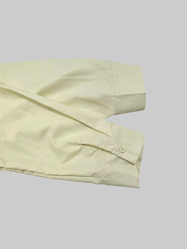 Pleated Split-Joint Tied Waist Long Sleeves Loose Lapel Shirt Dress Midi Dresses