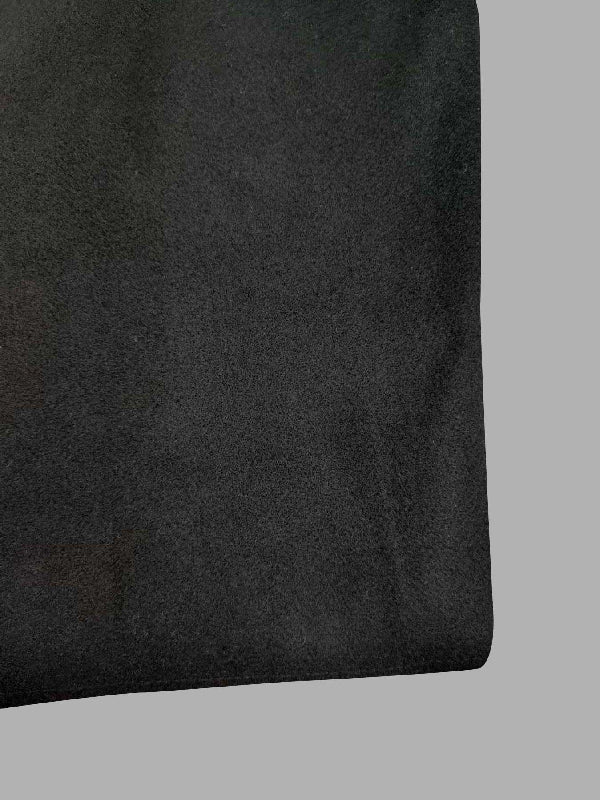 Solid Color Long Sleeves Loose Collarless Woolen Coat