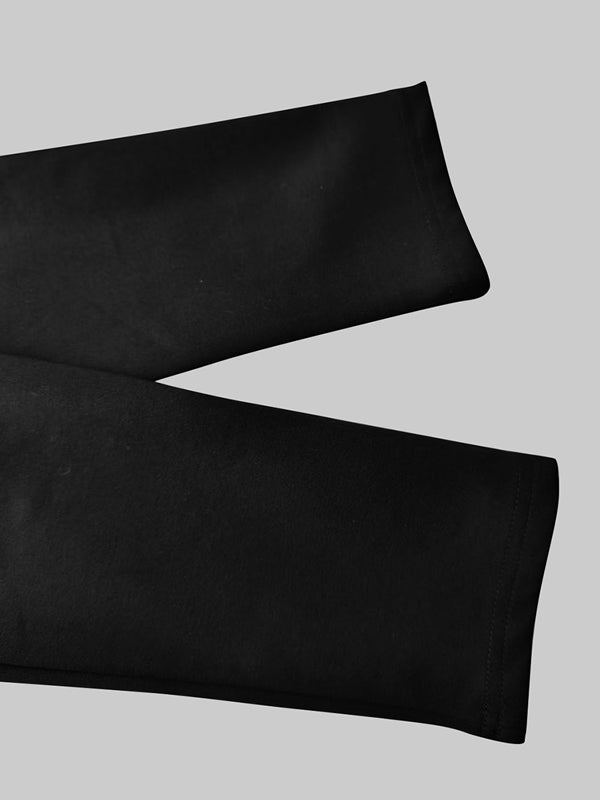 Bodycon Long Sleeves Asymmetric Split-Joint High Neck Maxi Dresses