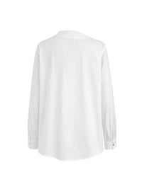 Long Sleeves Asymmetric Buttoned Split-Front Blouses&Shirts Tops