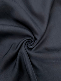 False Two Loose Gauze Pleated See-Through Round-Neck Maxi Dresses