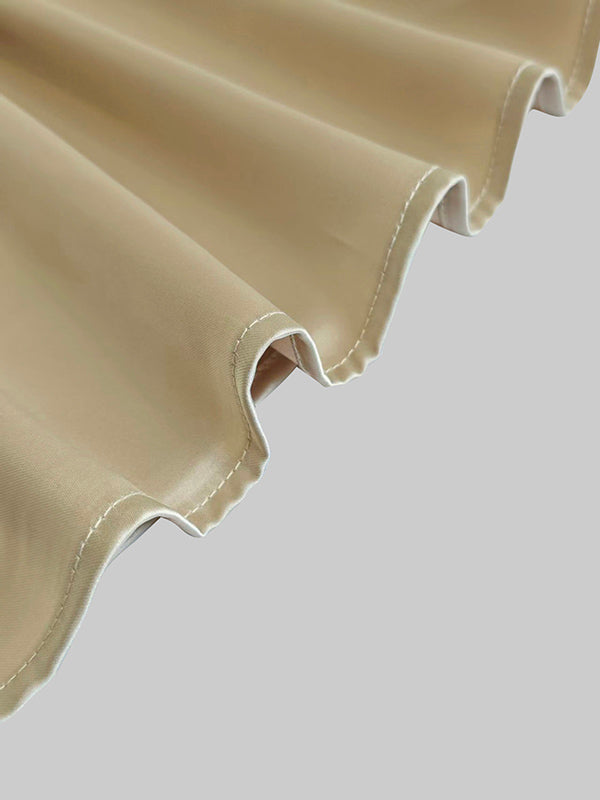 Long Sleeves Loose Solid Color Heaps Collar Blouses&Shirts Tops