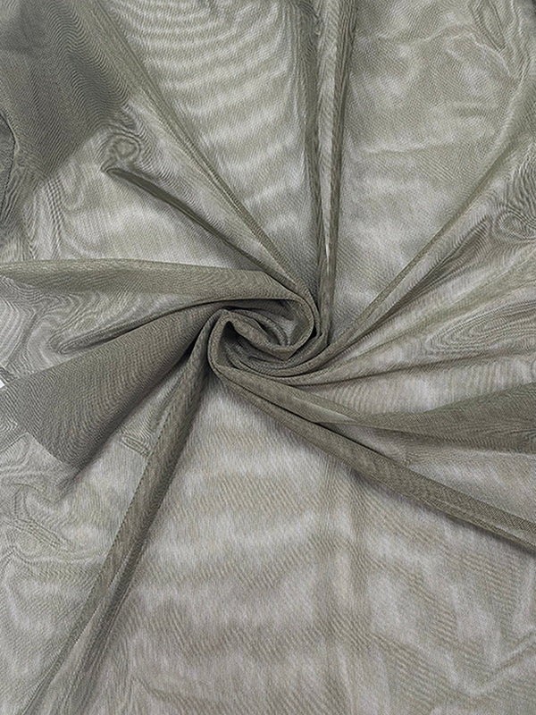 Bowknot Solid Color Split-Joint A-Line Long Sleeves Round-Neck Midi Dresses