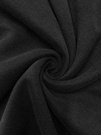 Solid Color Split-Joint Long Sleeves Round-neck Sweatershirt