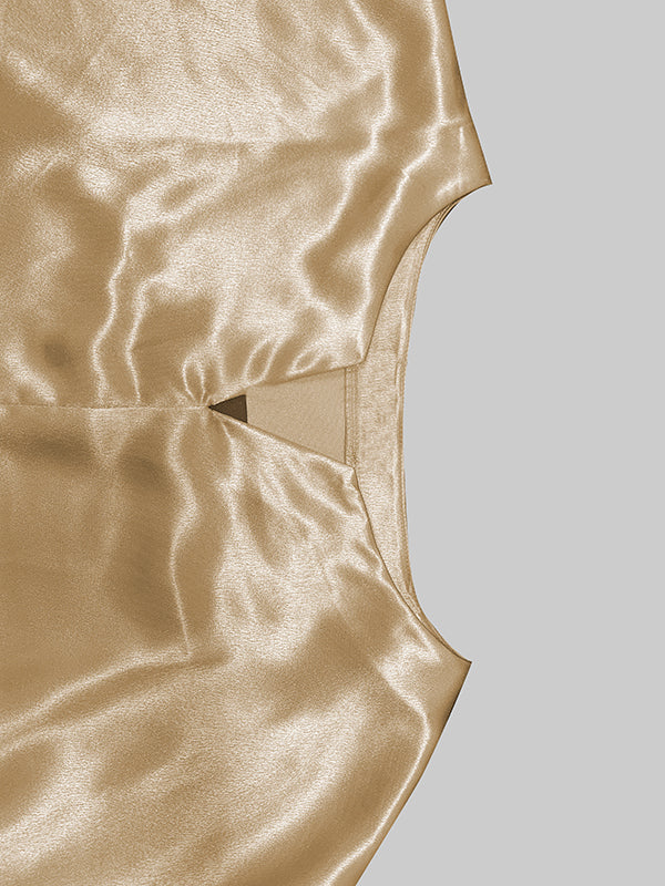 Elasticity Flower Print Split-Front A-Line Half Sleeves V-Neck Maxi Dresses