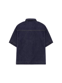Half Sleeves Loose Buttoned Lapel Blouses&Shirts Tops