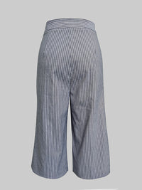 High Waisted Split-Joint Suit Pants