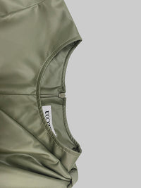 Bowknot Solid Color Split-Joint A-Line Long Sleeves Round-Neck Midi Dresses