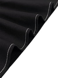 Line Solid Color Loose Sleeveless Lapel Vest Top