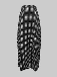 H-Line Loose Polka-Dot Split-Joint Skirts