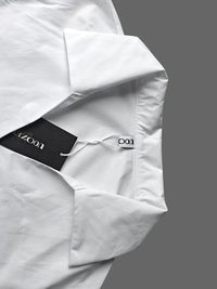 Long Sleeves Loose Solid Color Split-Joint Lapel Blouses