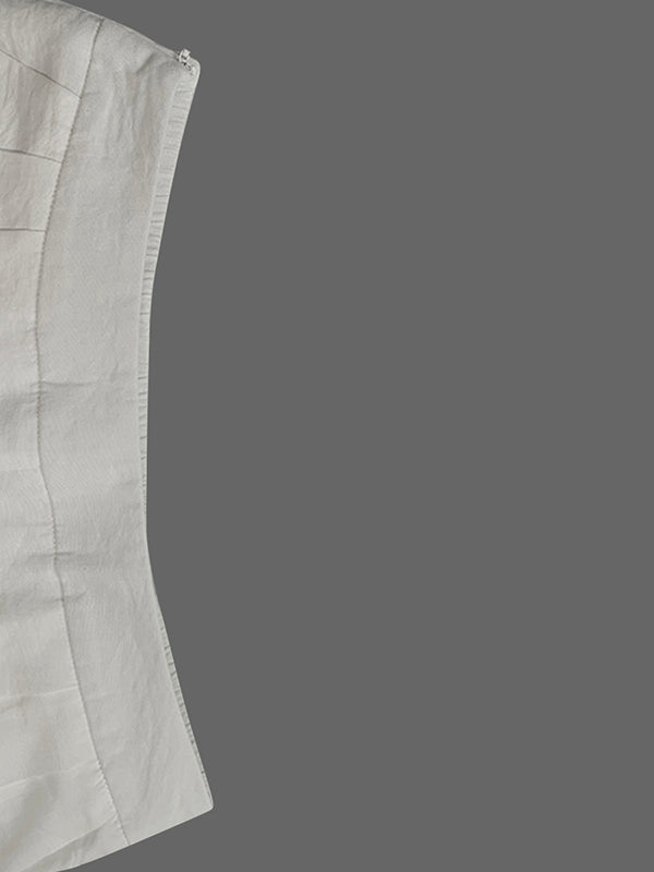 High Waisted Loose Elasticity Solid Color Split-Joint Pants Trousers