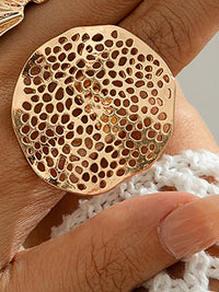 Geometric Hollow Irregularity Rings Accessories