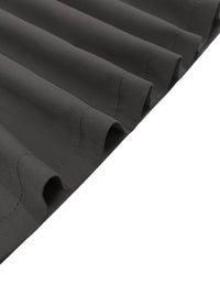 Pleated Solid Color Split-Joint High Waisted Loose Trousers Pants