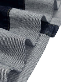 Buttoned Pleated Split-Joint Loose Sleeveless Lapel Vest Outerwear