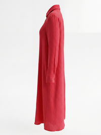 Buttoned Solid Color Long Sleeves Loose Lapel Blouses&Shirts Tops