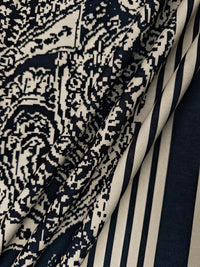 Long Sleeves Loose Striped Pullovers