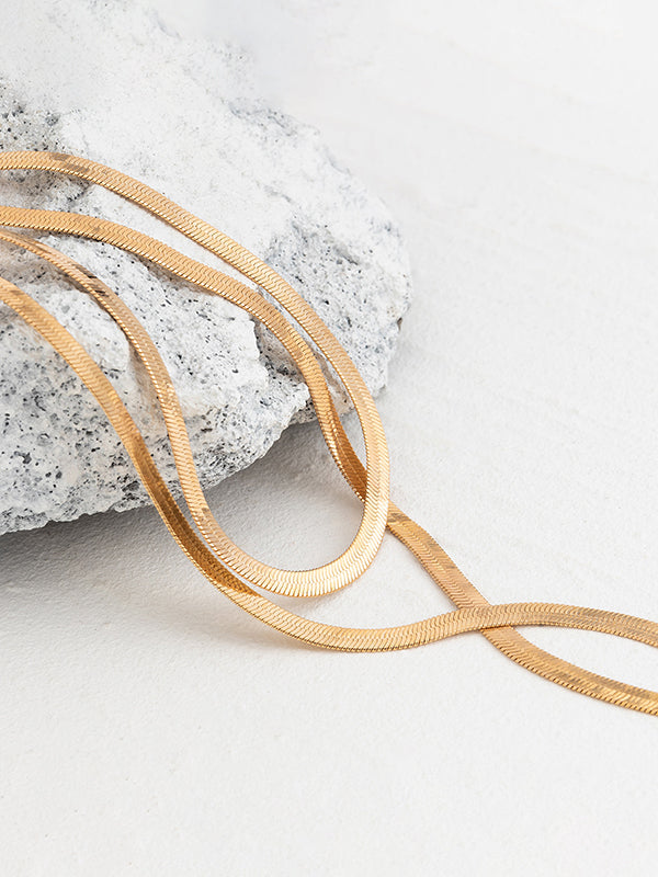 Hollow Solid Color Necklaces Accessories