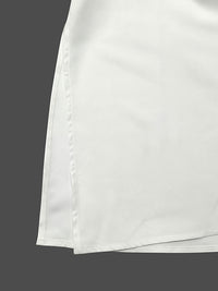 Floral Printed Split-Joint Split-side A-line Flared Sleeves Lapel Collar Shirt Dress Maxi Dresses