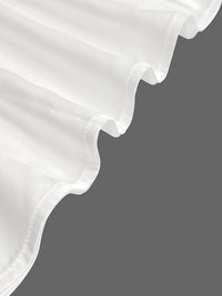 Long Sleeves Loose Flower Print Pleated Pockets One-shoulder Jumpsuits