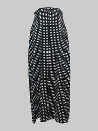 H-Line Loose Polka-Dot Split-Joint Skirts