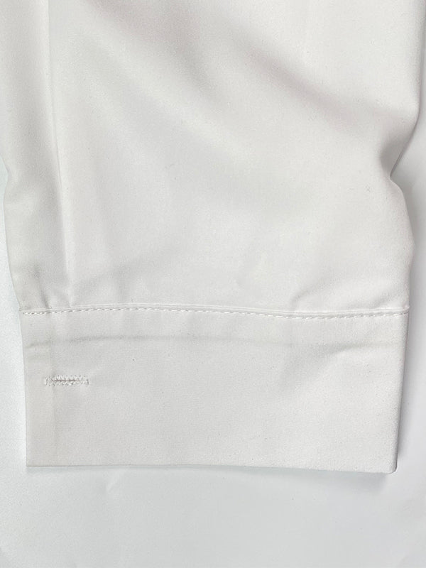 Buttoned Flower Print Pockets Split-Side High-Low Long Sleeves Stand Collar Blouses&Shirts Tops