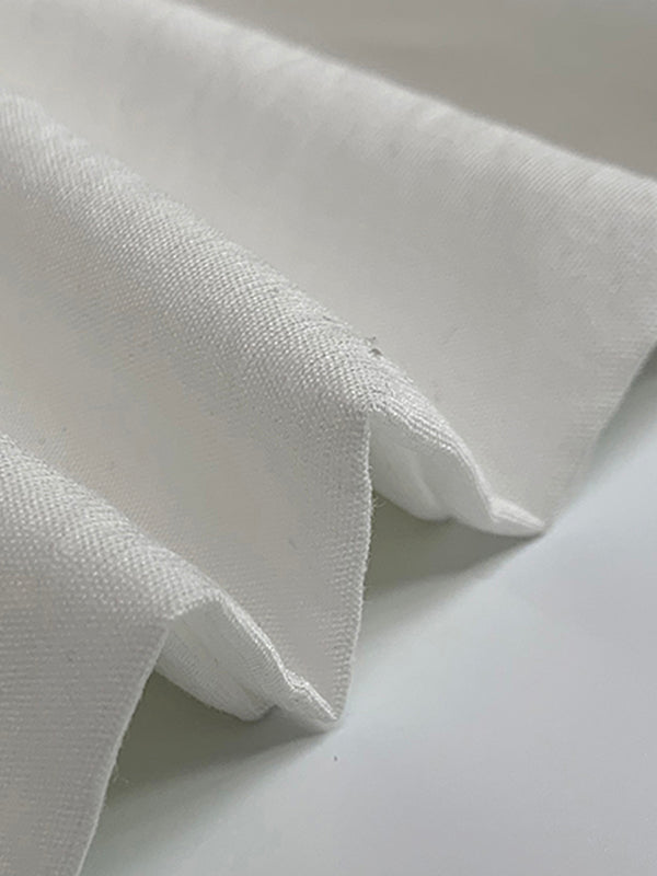 High Waisted Loose Elasticity Solid Color Split-Joint Pants Trousers