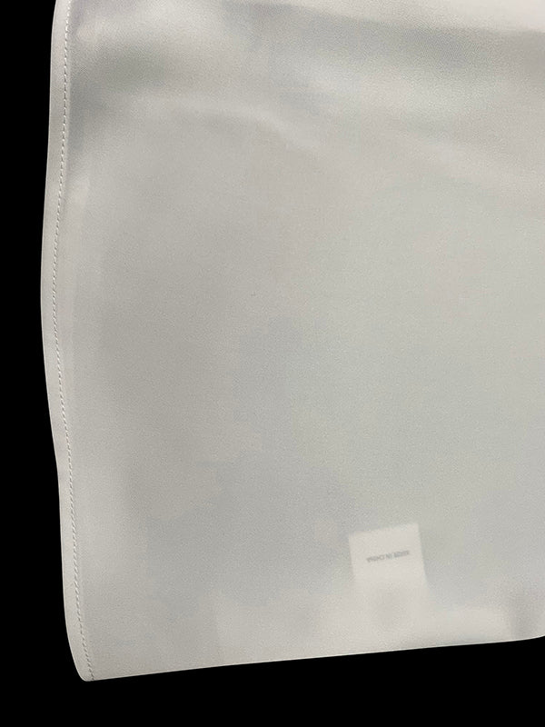 Asymmetric Solid Color Split-Joint Long Sleeves Loose Round-neck T-Shirts Tops