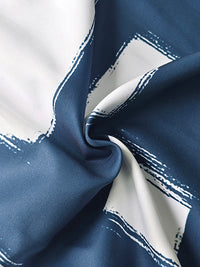 A-line High Waisted Buttoned Contrast Color Pleated Pockets Lapel Midi Dresses