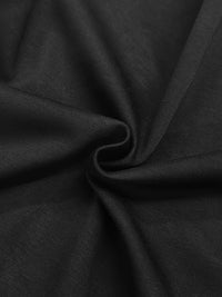 Half Sleeves Loose Rhine Stones Split-Joint Round-Neck Maxi Dresses