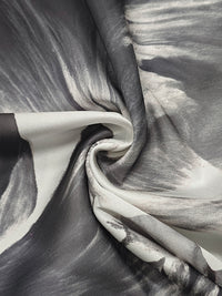 Batwing Sleeves Loose Asymmetric Floral Printed Split-Joint Split-Side One-Shoulder Evening Dresses Maxi Dresses