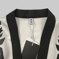 Half Sleeves Flower Print Printed Tied Waist V-Neck Midi Dresses